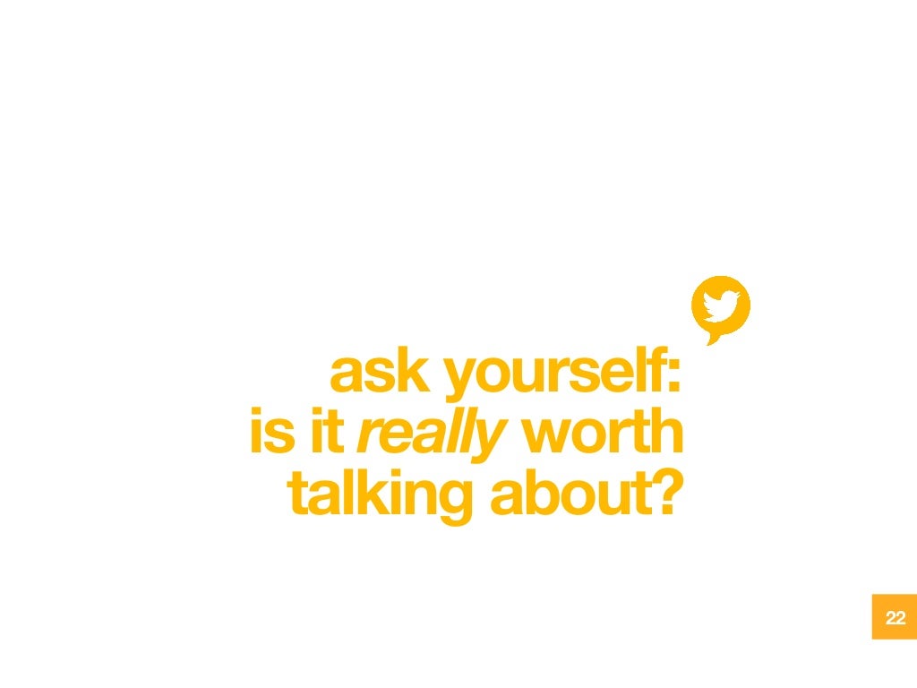 ask yourself is it really