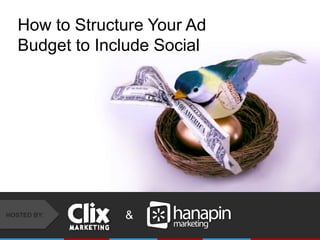 How to Structure Your Ad
Budget to Include Social

HOSTED BY:

&
#THINKPPC

 
