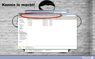 Kennis is macht!
 