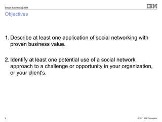 Social Business At IBM