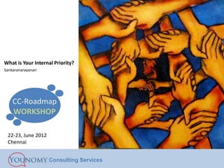 What is Your Internal Priority?
Sankaranarayanan




 22-23, June 2012
 Chennai


                    Consulting Services
 