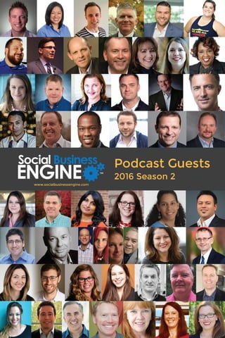 Social Business Engine Podcast 2016 Infographic