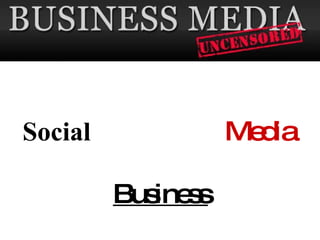 Social Media Business 