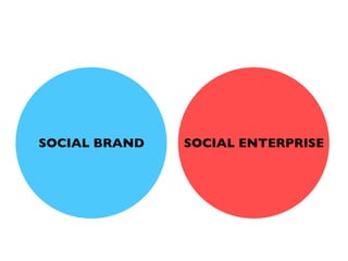 SOCIAL BRAND   SOCIAL ENTERPRISE
 