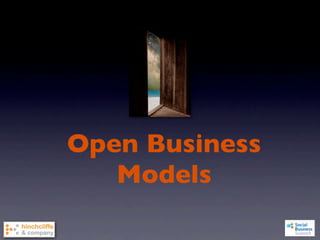 Open Business
   Models
 