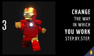 CHANGE
THE WAY
IN WHICH
YOU WORK
STEP.BY.STEP.
3
 