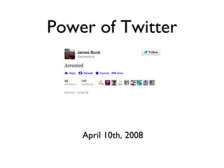 Power of Twitter
April 10th, 2008
 