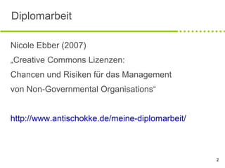 SocialCamp - Creative Commons für NGOs