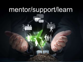 mentor/support/learn
 