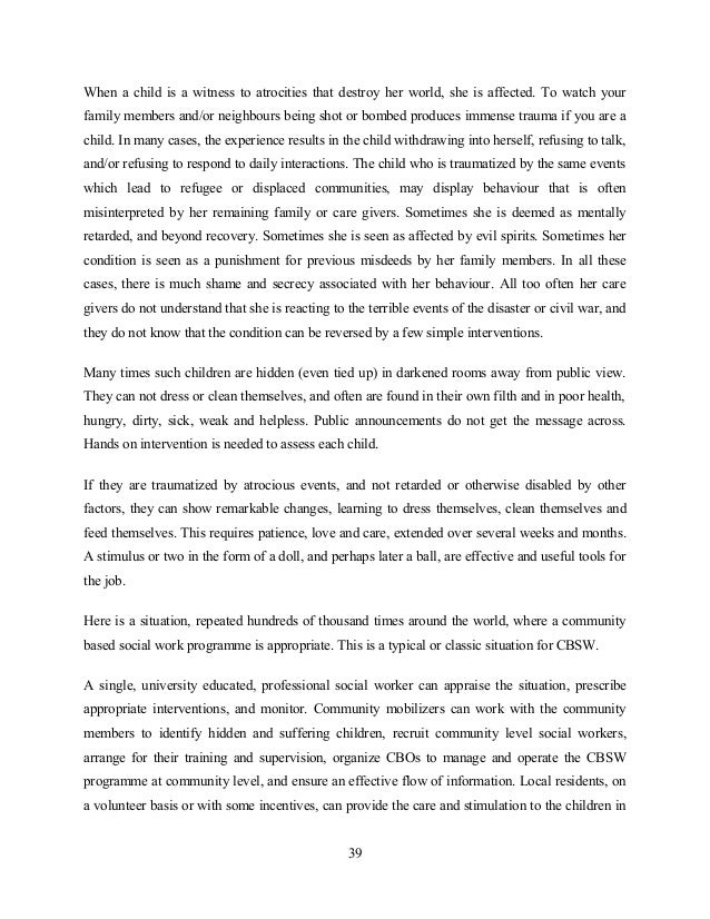 Social Case Work