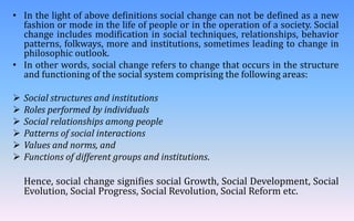Social change | PPTX