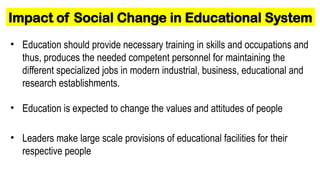 Social Change and education the community.pptx