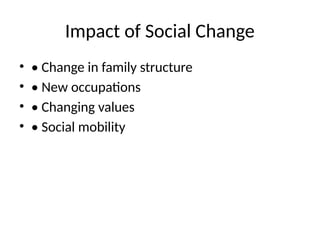 Comprehensive Overview of Social Change: Concepts, Factors, and Impact ...
