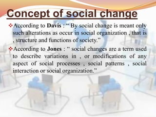 Social change &conflict | PPTX