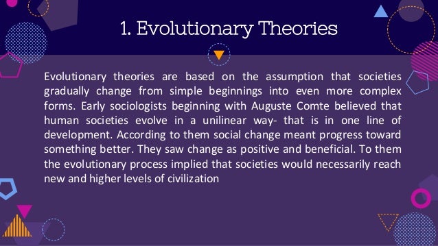 what is evolutionary social change