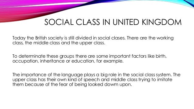 united kingdom social classes