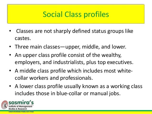 what is social class examples