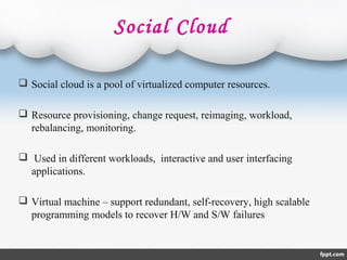 Social cloud | PPT