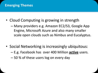 Social Cloud: Cloud Computing in Social Networks | PPTX