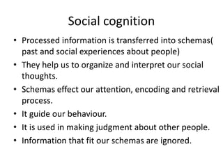 Social cognition | PPTX