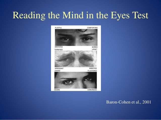 Reading The Mind In The Eyes Test Social Cognition in Pediatric-Onset MS, AAN, 2014