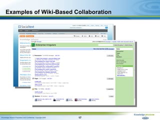 Examples of Wiki-Based Collaboration 