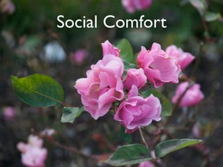 Social Comfort
 