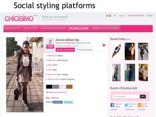 Social styling platforms 