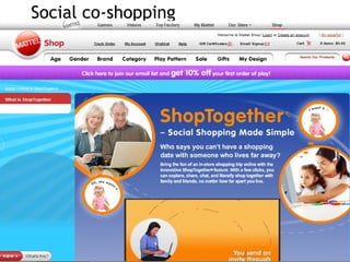 Social co-shopping