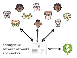 adding value
between networks
and vendors
 