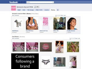 Consumers
following a
brand
 