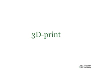 3D-print
 