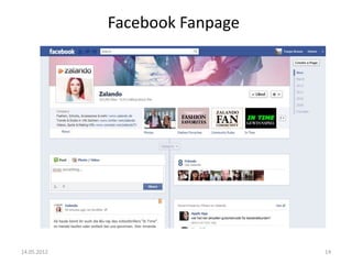 Facebook Fanpage




14.05.2012                      14
 