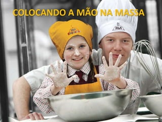 COLOCANDO A MÃO NA MASSA
 