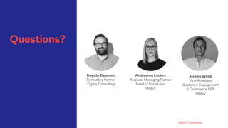 Questions?
Dayoán Daumont
Consulting Partner
Ogilvy Consulting
Andreanne Leclerc
Regional Managing Partner
Head of Social ...