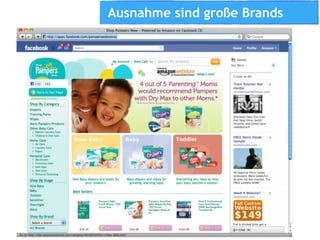 Ausnahme sind große Brands
 