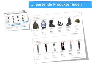 ... passende Produkte finden
 