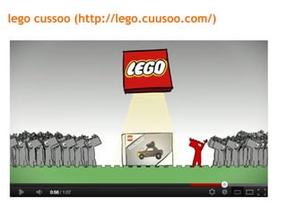 lego cussoo (http://lego.cuusoo.com/)
 
