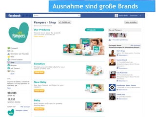 Ausnahme sind große Brands
 