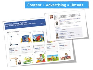 Content + Advertising = Umsatz
 
