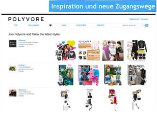 Inspiration und neue Zugangswege
 