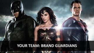 YOUR TEAM: BRAND GUARDIANS
 