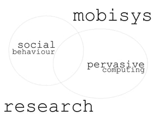 Social Computing Research