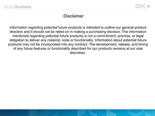 Disclaimer

 Information regarding potential future products is intended to outline our general product
 direction and it ...