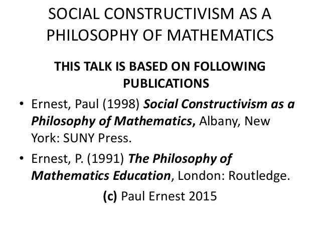 Epistemology and Social Sciences 2001