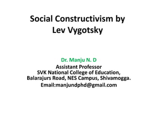 Social constructivism PPT
