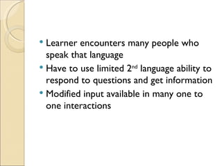 Social context of language learning | PPT