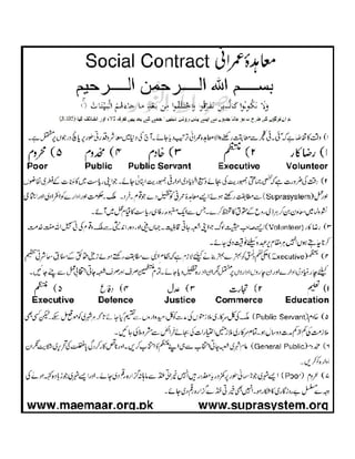 Social contract urdu