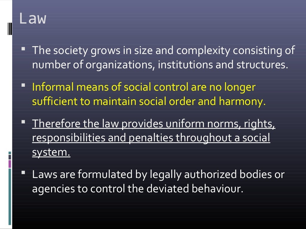 Social control