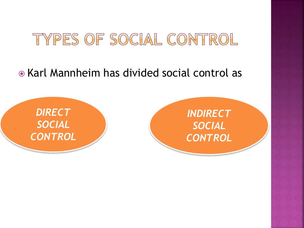 Social control